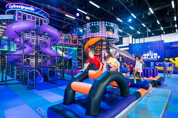 Neon Galaxy Indoor Play World in Dubai Parks & Resorts